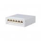Preview: ARDEBO.de Metz Connect 130862-11-E E-DAT C6 6x8 AP-Verteiler Cat.6, lichtgrau