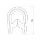 Preview: OBO Bettermann KSB 4 PVC Kantenschutzband 10,5 (6072895)