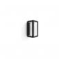 Preview: Philips Hue White & Color Ambiance Impress Outdoor LED Wandleuchte, 8W, 1180lm, 4000K, schwarz (915005730601)