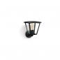 Preview: Philips Hue White Inara Outdoor LED Wandleuchte, E27, 7W, 550lm, 2100K, schwarz (929003098901)