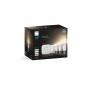 Preview: Philips Hue White Starter-Set, Lampe, 9,5W, E27, A60, 1100lm, Dimmschalter, Dreierpack, weiß (929002469204)