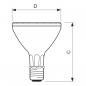 Preview: Philips MASTERColour CDM-R Elite 70W/930 E27 PAR30L 40D, 73,2W, 4400lm, 3000K (24190400)