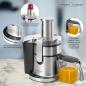 Preview: ProfiCook PC-AE 1156 Automatik-Entsafter, 800W, 5 Stufen, 1,8 L, Zentrifuge, Touch-Bedienfeld, inox (501156)