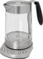 Preview: ProfiCook PC-WKS 1020 G Glas-Tee-Wasserkocher, 30000 W, 1,7 L, Teekocher, edelstahl/schwarz (501020)