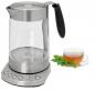 Preview: ProfiCook PC-WKS 1020 G Glas-Tee-Wasserkocher, 30000 W, 1,7 L, Teekocher, edelstahl/schwarz (501020)