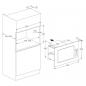 Preview: PKM MW900-23G-IN Einbau-Mikrowelle, 900 W, 23 Liter, 6 Stufen, 5 Leistungsstufen, Auftaufunktion, Endsignal, Edelstahlgriff, Drehteller, edelstahl