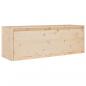 Preview: Wandschrank 100x30x35 cm Massivholz Kiefer