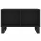 Preview: Couchtisch Schwarz 60x50x36,5 cm Holzwerkstoff
