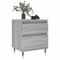 Preview: Nachttische 2 Stk. Grau Sonoma 40x35x50 cm Holzwerkstoff