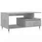 Preview: Couchtisch Betongrau 90x49x45 cm Holzwerkstoff