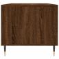 Preview: Couchtisch Braun Eichen-Optik 90x49x45 cm Holzwerkstoff