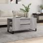 Preview: ARDEBO.de - Couchtisch Grau Sonoma 102x44,5x50 cm Holzwerkstoff