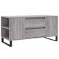 Preview: Couchtisch Grau Sonoma 102x44,5x50 cm Holzwerkstoff