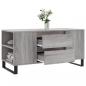 Preview: Couchtisch Grau Sonoma 102x44,5x50 cm Holzwerkstoff