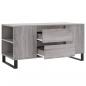 Preview: Couchtisch Grau Sonoma 102x44,5x50 cm Holzwerkstoff