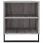 Preview: Couchtisch Grau Sonoma 102x44,5x50 cm Holzwerkstoff