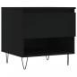 Preview: Couchtische 2 Stk. Schwarz 50x46x50 cm Holzwerkstoff