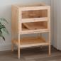 Preview: Hamsterkäfig 55x40x80 cm Massivholz Tanne