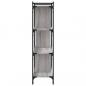 Preview: Bücherregal 4 Böden Grau Sonoma 76x32x123 cm Holzwerkstoff