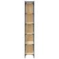 Preview: Bücherregal 6 Böden Sonoma-Eiche 76x32x192 cm Holzwerkstoff