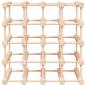 Preview: Weinregal für 20 Flaschen 46,5x23x46,5 cm Massivholz Kiefer