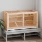 Preview: Hamsterkäfig 89,5x45x45 cm Massivholz Tanne