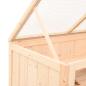 Preview: Hamsterkäfig 89,5x45x45 cm Massivholz Tanne