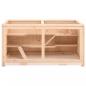 Preview: Hamsterkäfig 89,5x45x45 cm Massivholz Tanne
