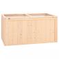 Preview: Hamsterkäfig 89,5x45x45 cm Massivholz Tanne