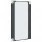 Preview: Wandspiegel Schwarz 60x100 cm Rechteckig Eisen