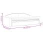 Preview: Tagesbett mit Matratze Hellgrau 100x200 cm Stoff