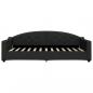Preview: Tagesbett mit Matratze Schwarz 100x200 cm Stoff