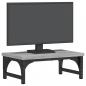 Preview: Monitorständer Grau Sonoma 37x23x14 cm Holzwerkstoff