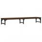 Preview: Monitorständer Braun Eichen-Optik 105x23x15,5 cm Holzwerkstoff