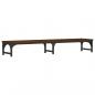 Preview: Monitorständer Braun Eichen-Optik 105x23x15,5 cm Holzwerkstoff