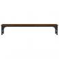 Preview: Monitorständer Braun Eichen-Optik 85x23x15,5 cm Holzwerkstoff