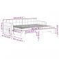 Preview: Tagesbett Ausziehbar mit Matratzen Blau 80x200 cm Samt