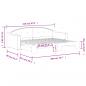 Preview: Tagesbett Ausziehbar Creme 80x200 cm Stoff