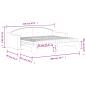 Preview: Tagesbett Ausziehbar mit Matratzen Taupe 80x200 cm Stoff