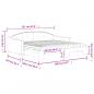 Preview: Tagesbett Ausziehbar mit Matratzen Dunkelgrau 100x200 cm Stoff