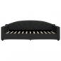 Preview: Tagesbett Ausziehbar mit Schubladen Schwarz 100x200 cm Stoff