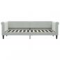 Preview: Tagesbett Ausziehbar mit Schubladen Hellgrau 80x200 cm Samt