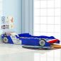 Preview: Kinder Rennwagen-Bett 90x200 cm Blau