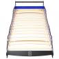 Preview: Kinder Rennwagen-Bett 90x200 cm Blau