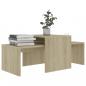 Preview: Couchtisch-Set Sonoma-Eiche 100x48x40 cm Holzwerkstoff