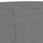 Preview: Fußhocker Dunkelgrau 60x50x41 cm Stoff