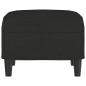 Preview: Fußhocker Schwarz 60x50x41 cm Stoff