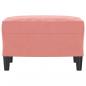 Preview: Fußhocker Rosa 60x50x41 cm Samt