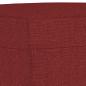 Preview: Fußhocker Weinrot 60x50x41 cm Stoff