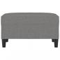 Preview: Fußhocker Dunkelgrau 70x55x41 cm Stoff